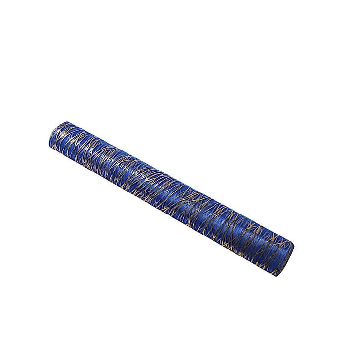 5 Organza Table Runners with Foil Wave Design