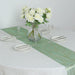 5 Organza Table Runners with Foil Wave Design
