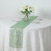 5 Organza Table Runners with Foil Wave Design