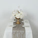 5 Organza Table Runners with Foil Wave Design