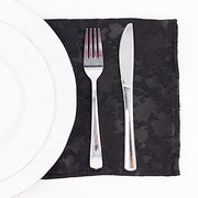 5 Pack 17" x 17" Jacquard Cloth Napkins Abstract Watercolor Pattern