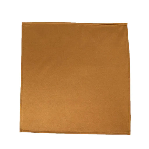 5 Pack 20" x 20" Shimmer Scuba Wrinkle-Free Reusable Lustrous Cloth Napkins NAP_OSC_SCUBA_SH_GOLD