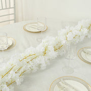 5 Pack 6 ft Artificial Cherry Blossom Flowers Garland