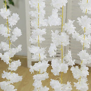 5 Pack 6 ft Artificial Cherry Blossom Flowers Garland