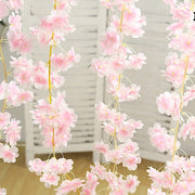 5 Pack 6 ft Artificial Cherry Blossom Flowers Garland