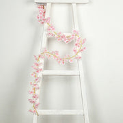 5 Pack 6 ft Artificial Cherry Blossom Flowers Garland
