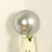 5 Pack Biodegradable Balloons - Metallic Chrome