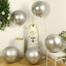 5 Pack Biodegradable Balloons - Metallic Chrome