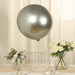 5 Pack Biodegradable Balloons - Metallic Chrome