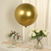 5 Pack Biodegradable Balloons - Metallic Chrome