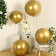5 Pack Biodegradable Balloons - Metallic Chrome