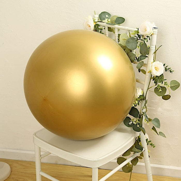 5 Pack Biodegradable Balloons - Metallic Chrome