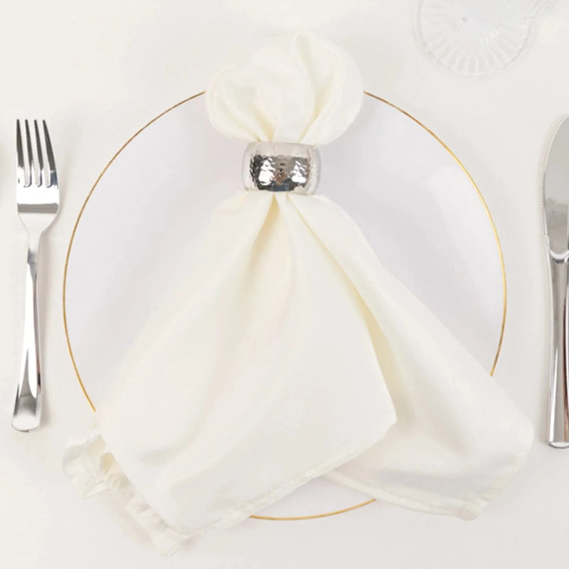 5 Lamour Satin Napkins