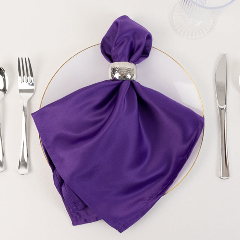 5 Lamour Satin Napkins