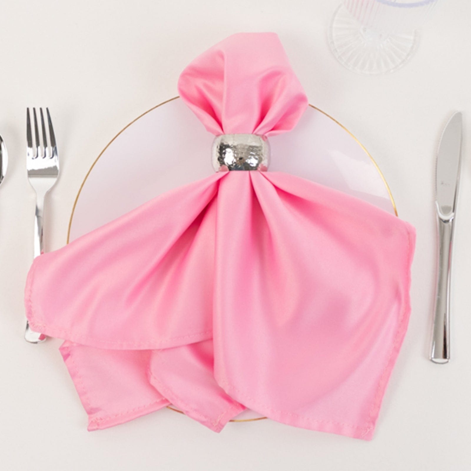 5 Lamour Satin Napkins
