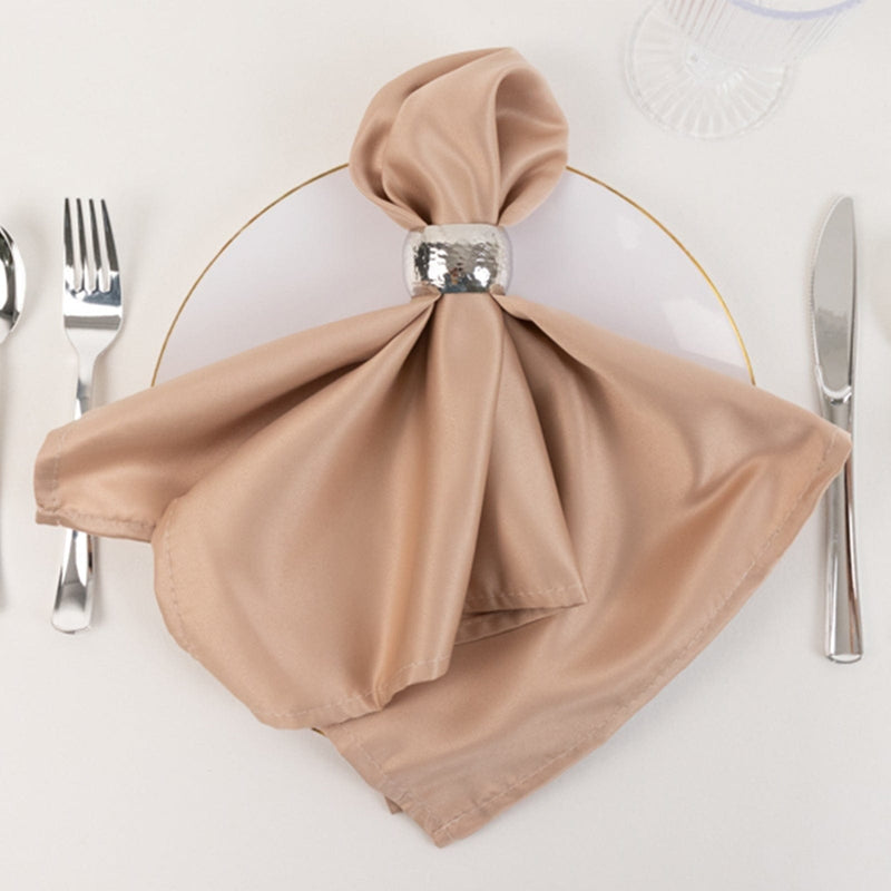 5 Lamour Satin Napkins