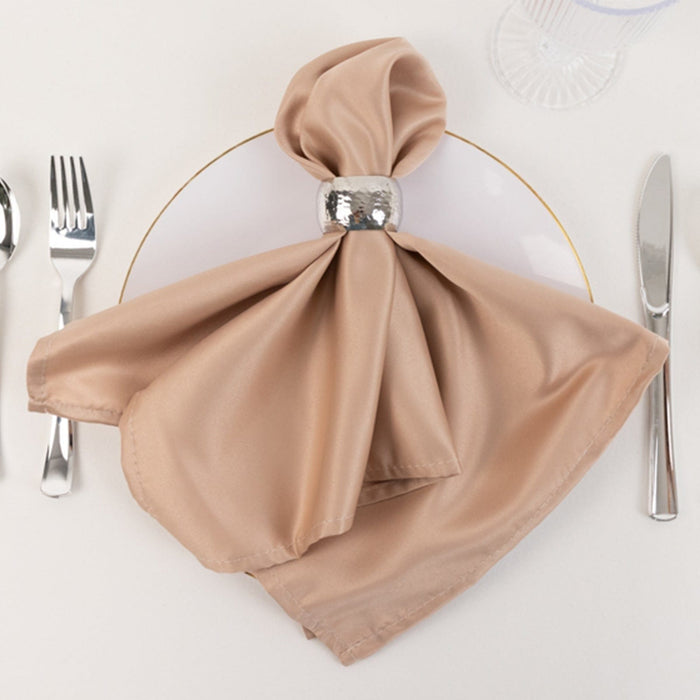 5 Lamour Satin Napkins