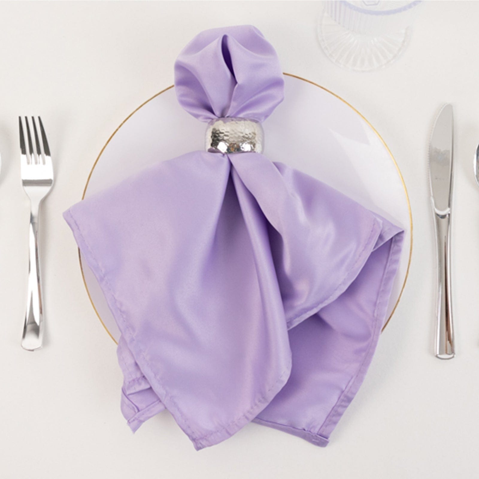 5 Lamour Satin Napkins