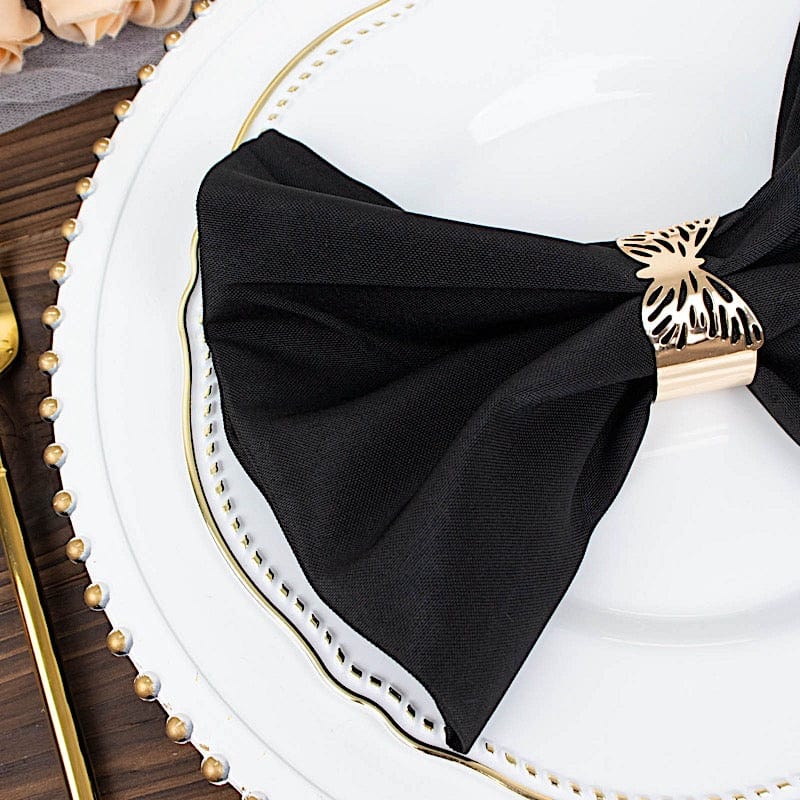 5 pcs 20" x 20"Premium Polyester Dinner Napkins