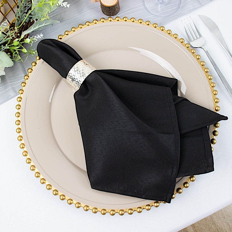 5 pcs 20" x 20"Premium Polyester Dinner Napkins