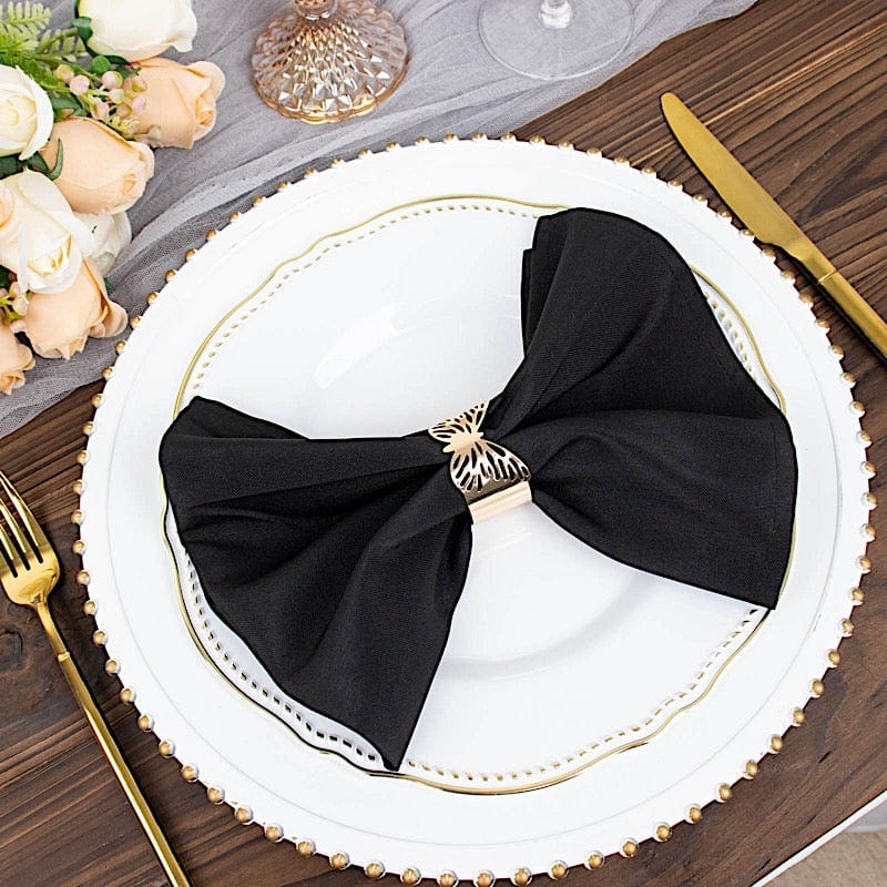 5 pcs 20" x 20"Premium Polyester Dinner Napkins