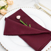5 pcs 20" x 20"Premium Polyester Dinner Napkins