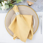 5 pcs 20" x 20"Premium Polyester Dinner Napkins