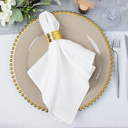 5 pcs 20" x 20"Premium Polyester Dinner Napkins