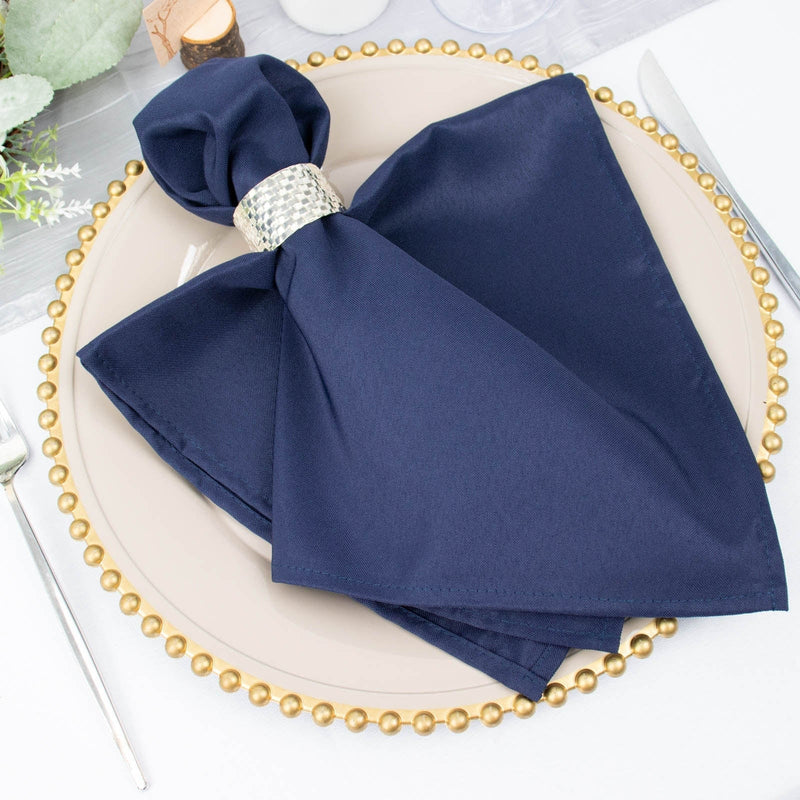 5 pcs 20" x 20"Premium Polyester Dinner Napkins