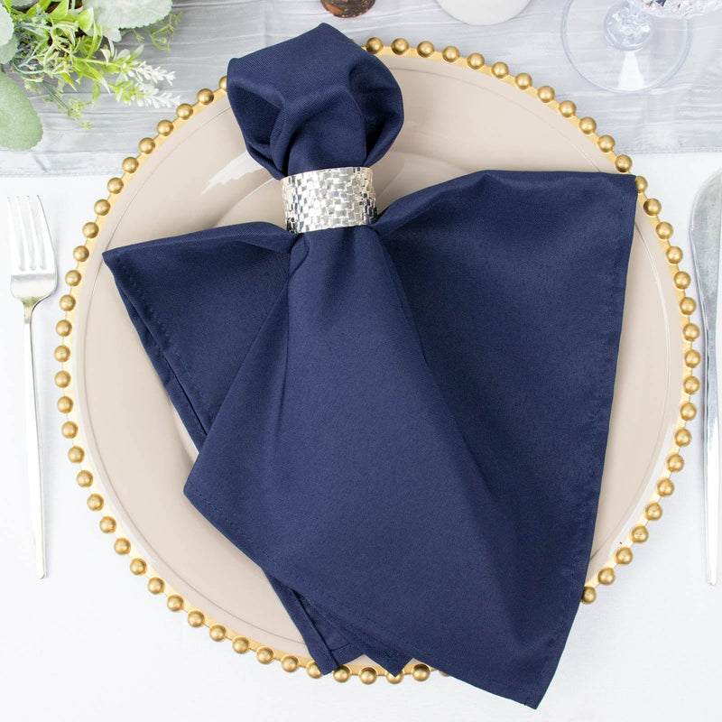 5 pcs 20" x 20"Premium Polyester Dinner Napkins