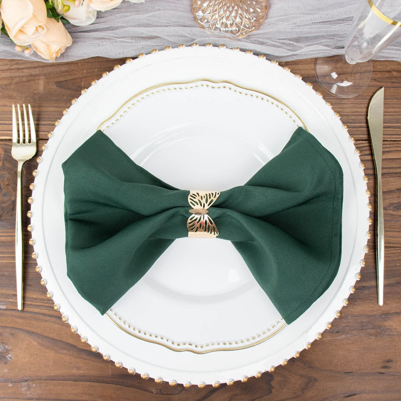 5 pcs 20" x 20"Premium Polyester Dinner Napkins NAP_PRM_HUNT