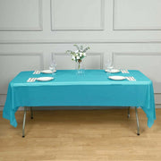 5 pcs 54x108" Disposable Plastic Table Covers Tablecloths
