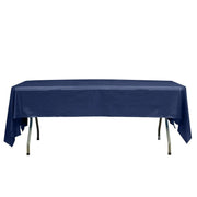 5 pcs 54x108" Disposable Plastic Table Covers Tablecloths