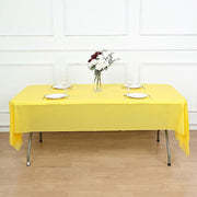 5 pcs 54x108" Disposable Plastic Table Covers Tablecloths