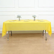 5 pcs 54x108" Disposable Plastic Table Covers Tablecloths