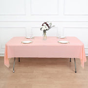 5 pcs 54x108" Disposable Plastic Table Covers Tablecloths