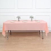 5 pcs 54x108" Disposable Plastic Table Covers Tablecloths