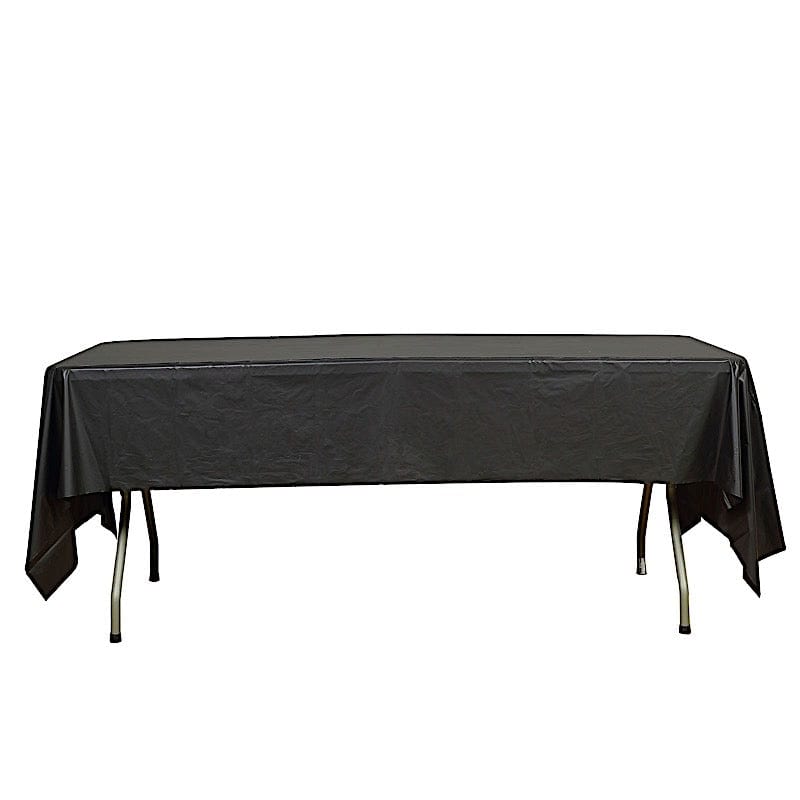 5 pcs 54x108" Disposable Plastic Table Covers Tablecloths