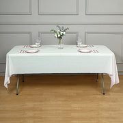 5 pcs 54x108" Disposable Plastic Table Covers Tablecloths