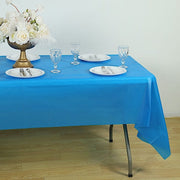 5 pcs 54x108" Disposable Plastic Table Covers Tablecloths