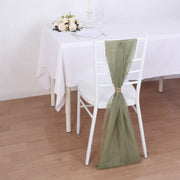 5 pcs Premium Chiffon Wide Chair Sashes