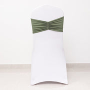 5 pcs Ruffled Spandex Chair Sashes