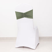 5 pcs Ruffled Spandex Chair Sashes