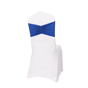 5 pcs Ruffled Spandex Chair Sashes SASH_SPX_W_ROY