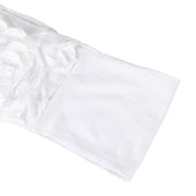 5 pcs Satin Rosette Fitted Spandex Chair Sashes