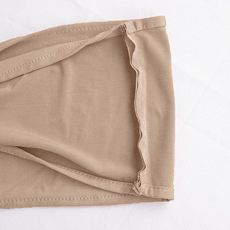 5 pcs Spandex Chair Sashes with Silver Round Buckle Brooches