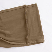 5 pcs Spandex Chair Sashes with Silver Round Buckle Brooches