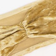 5 pcs Velvet Ruffled Stretchable Chair Sashes