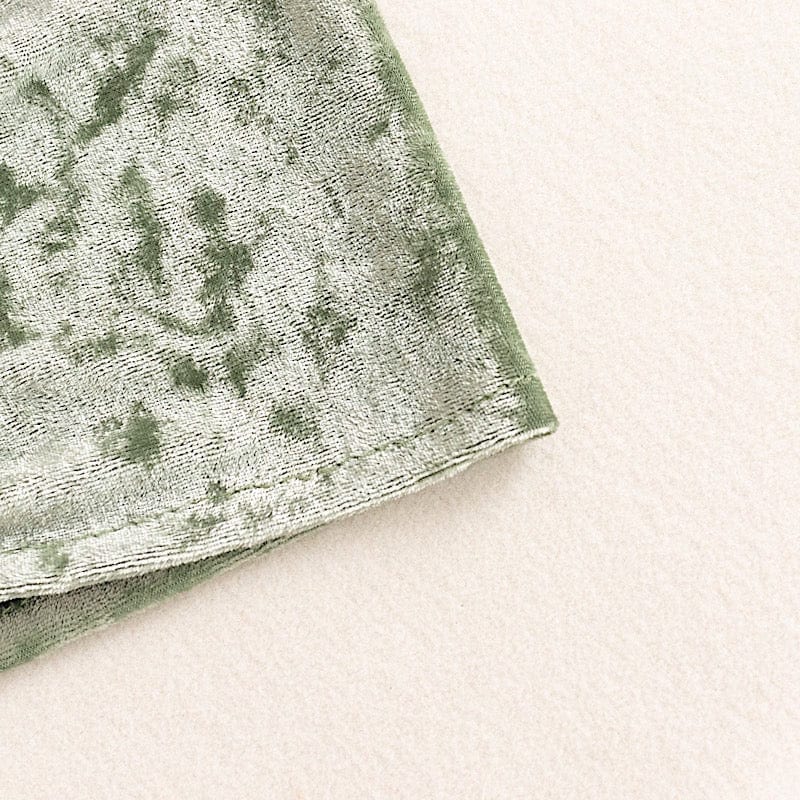 5 pcs Velvet Ruffled Stretchable Chair Sashes