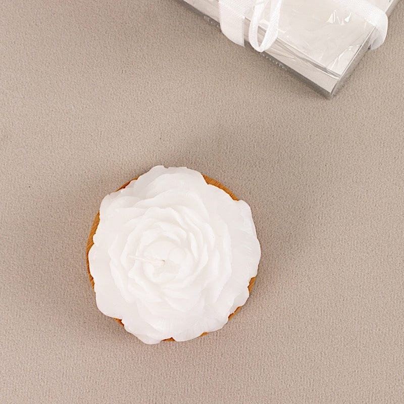 5 Peony Flower Scented Candles